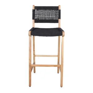 mobiliario-contract-taburete alto madera cuerda patsy negro 02